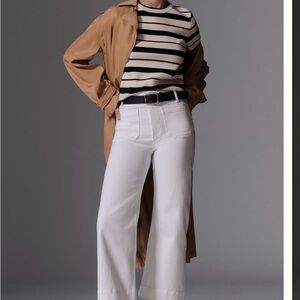 Anthropologie Colette jeans White Wide-Leg Pants